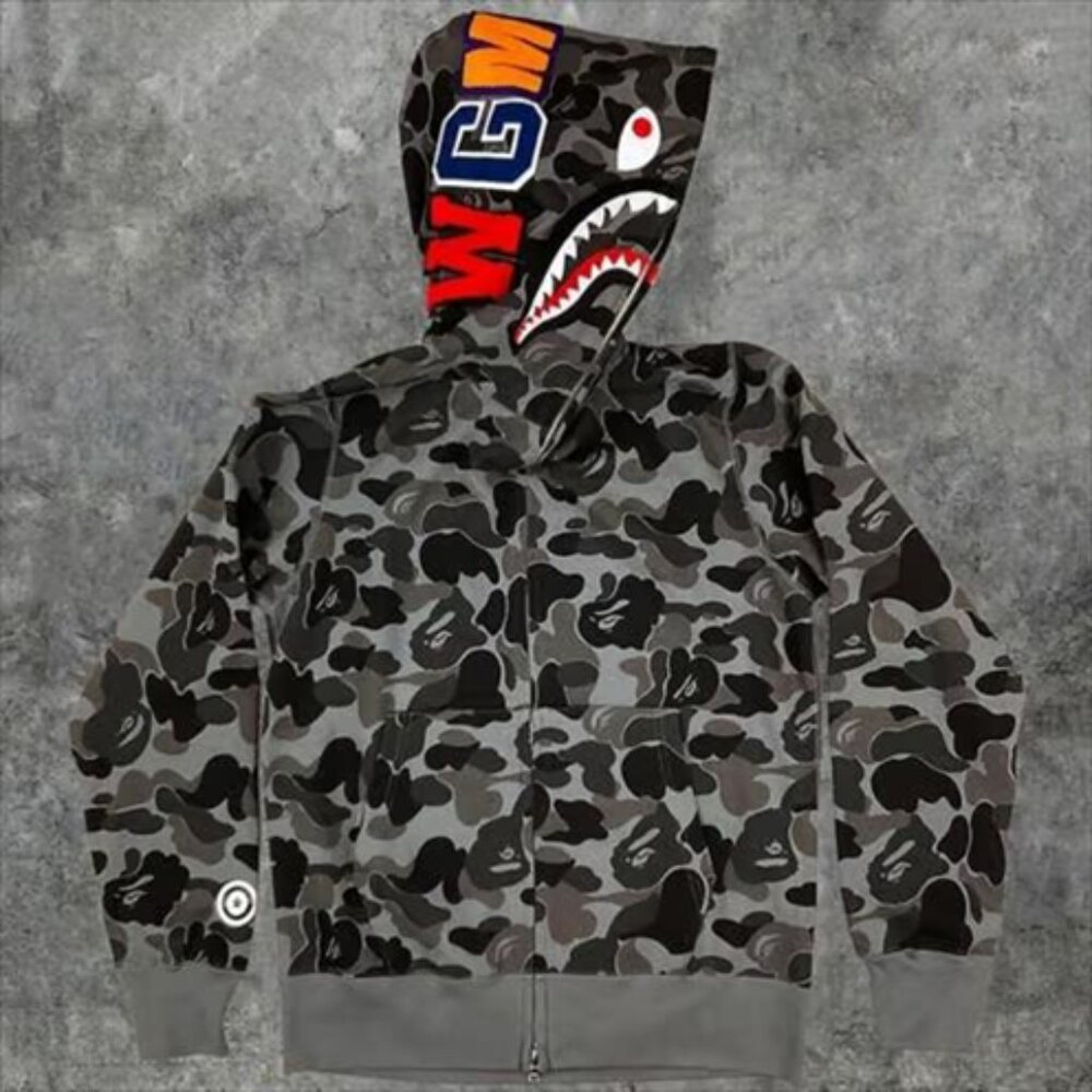Black bape hoodie large new - Picture 1 of 9